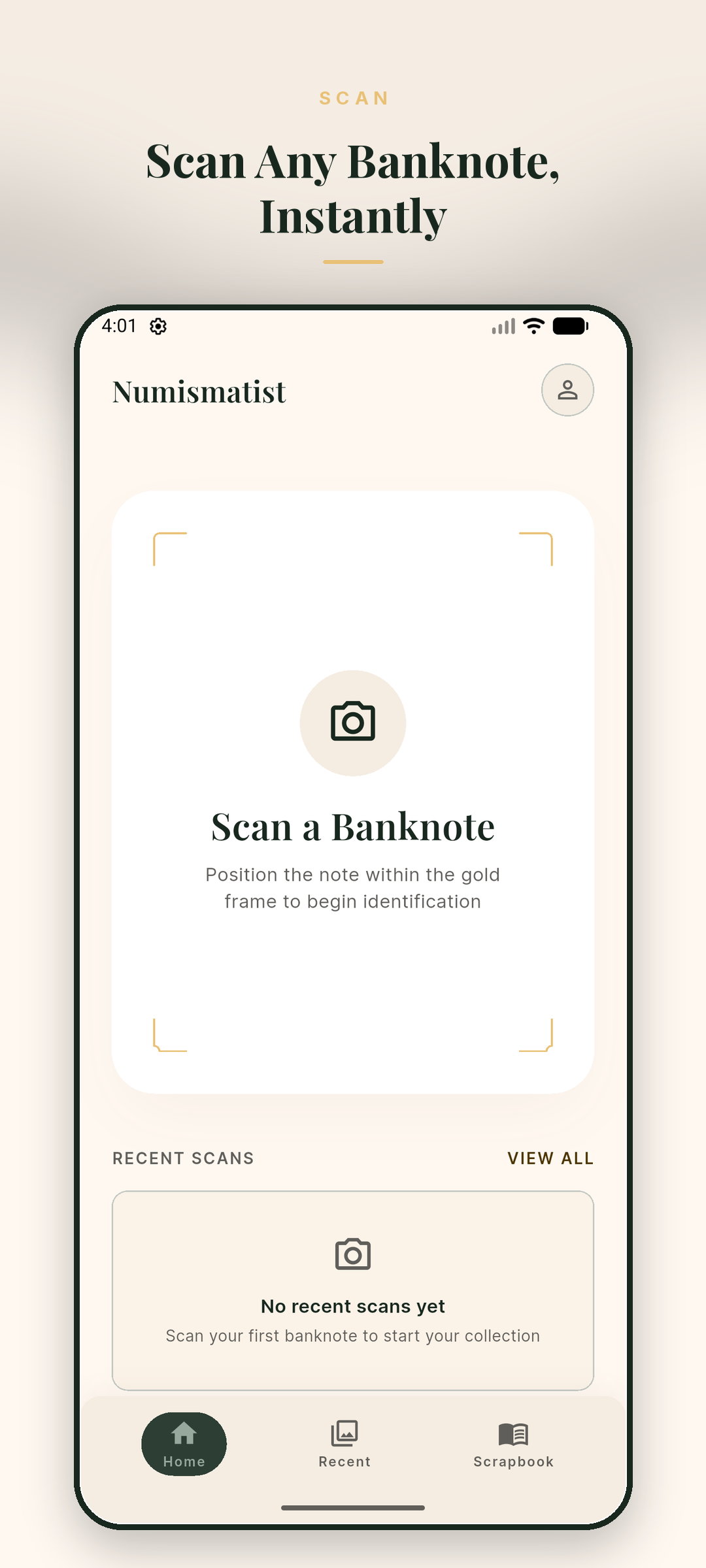 Scan Any Banknote, Instantly