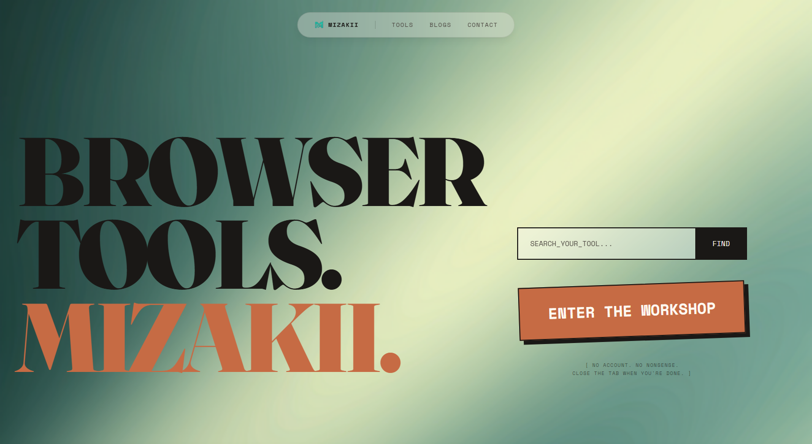 Mizakii homepage